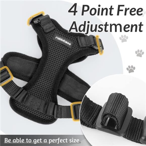 Cat Harness and Leash for Walking, Escape Proof Soft Adjustable Vest Harnesses - Picture 5 of 7
